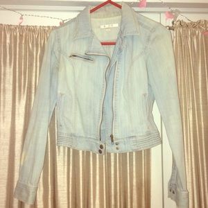 👠 2 for $20 Light blue denim Lauren Conrad jacket
